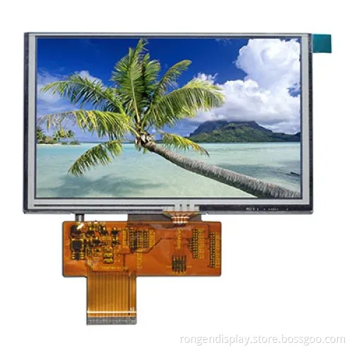 5.0inch 800X480 TFT LCD Display Capacitive Touch Screen for Aviation